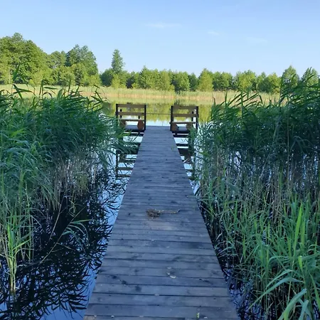 Nyaraló Osada Pod Gwiazdami & - Premium, Ogrodzony, Ognisko, Grill, Taras, Las, Jeziora, Kajaki, Plaza, Dostepne Sauna I Jacuzzi Lasko