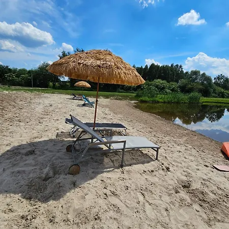 Osada Pod Gwiazdami & - Premium, Ogrodzony, 150 M Do Stawu Z Plaza, Ognisko, Grill, Taras, Las, Jeziora, Kajaki, Plaza, Dostepne Sauna I Jacuzzi 別荘 *